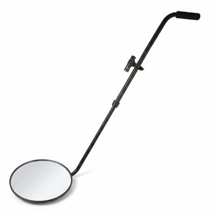 12-Inch Under-Vehicle Inspection Mirror with Flashlight & Telescopic Handle