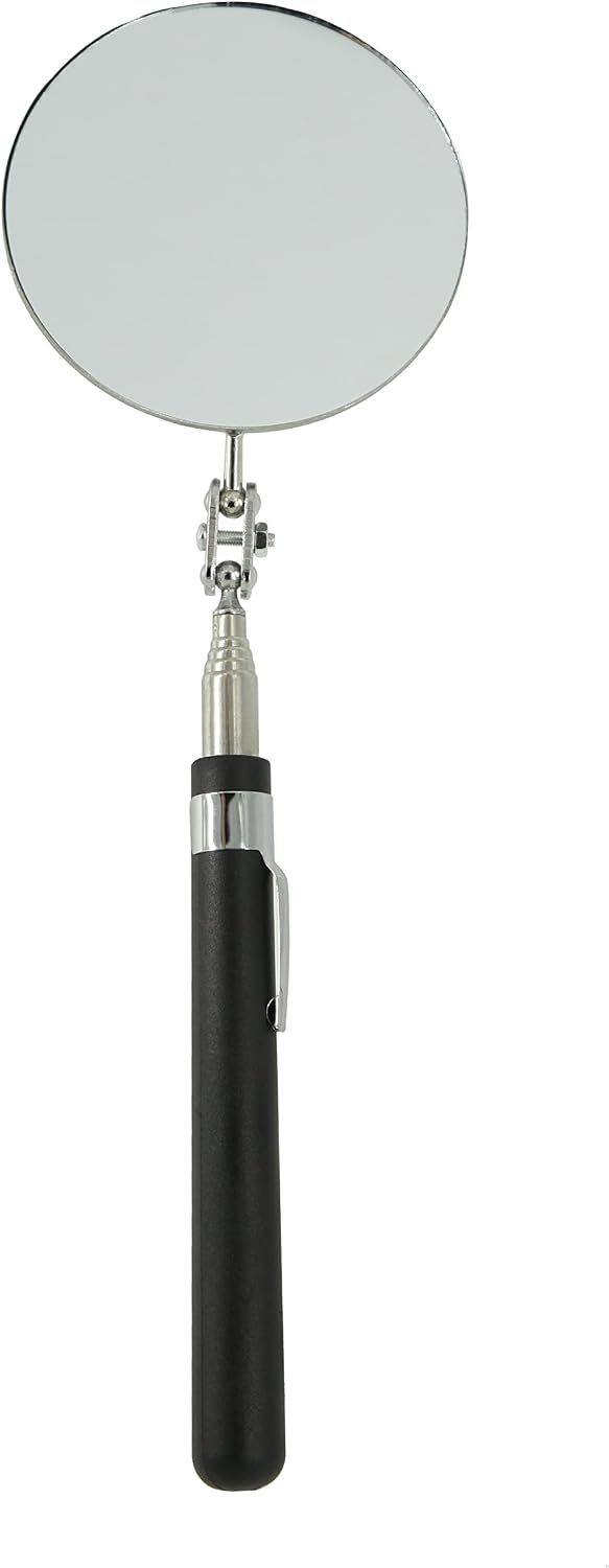 85mm Round Telescopic Inspection Mirror, 2 PCS, for Vehicle & Small Part Checking - Image 3