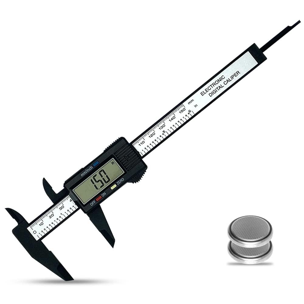 0-6" Digital Caliper, Large LCD, Auto-Off, Inch/Metric Conversion