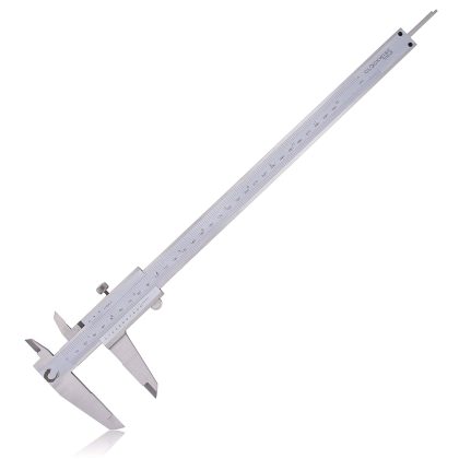 Clockwise Tools Vernier Caliper, 1205 0-12 Inch/300 mm, Inch (Fraction)/Metric, Stainless Steel