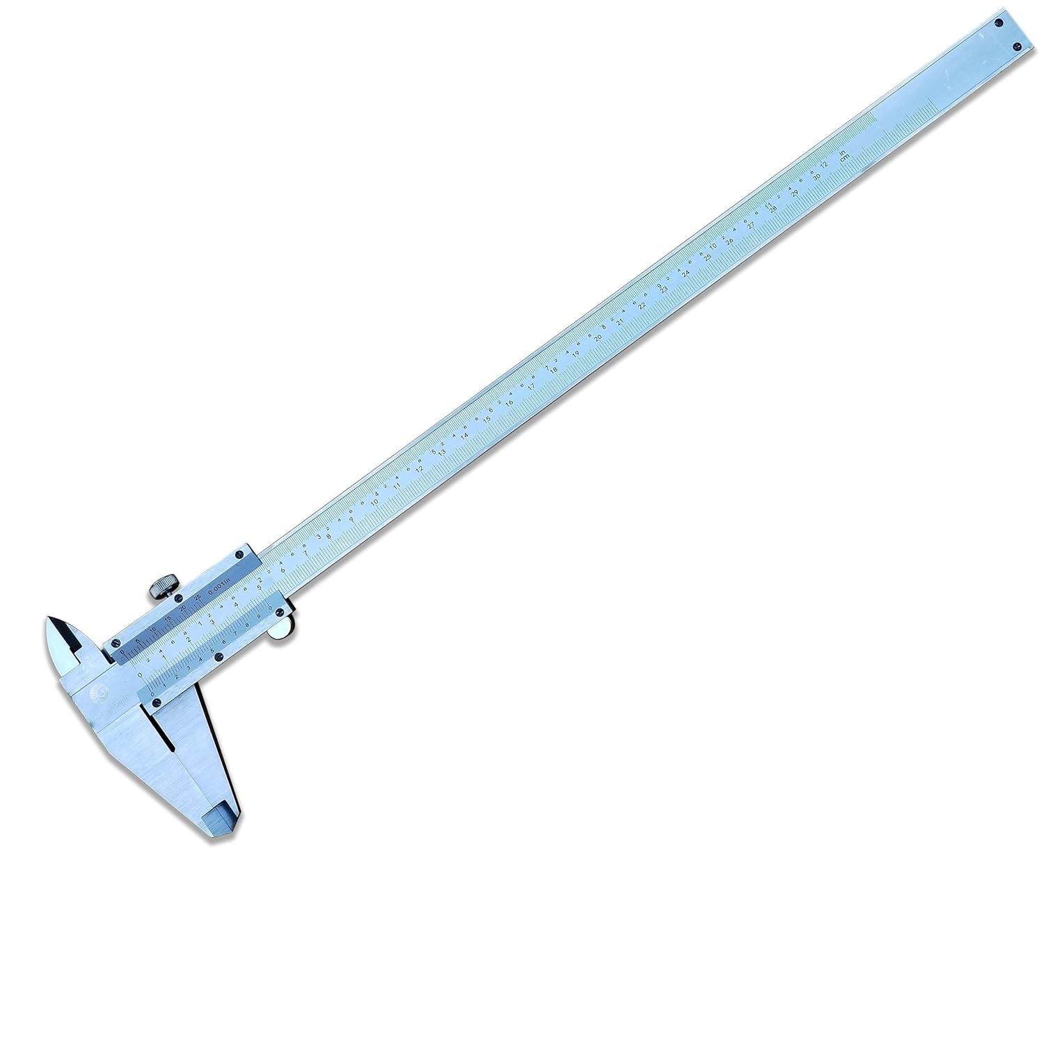 12" Stainless Steel Vernier Caliper, 0-300mm / 0-12in, 0.02mm/0.001in, Inside/Outside/Depth/Step